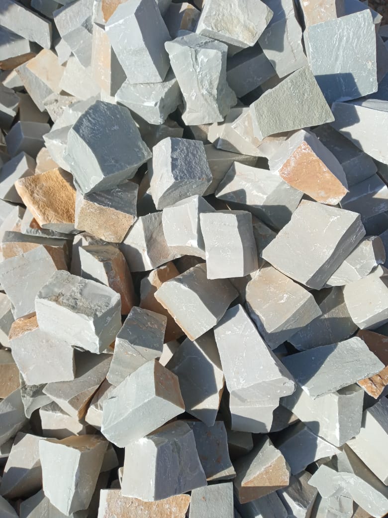 pedra portuguesa branca mosaico para calçada | Stone Casa pedra portuguesa natural branca para calçada | Stone Casa